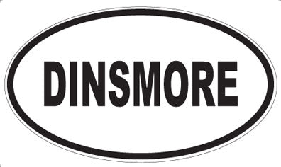 DINSMORE - Oval Magnet