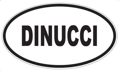DINUCCI - Oval Magnet