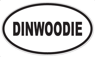 DINWOODIE - Oval Magnet