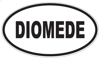 DIOMEDE - Oval Sticker