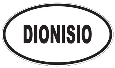 DIONISIO - Oval Magnet