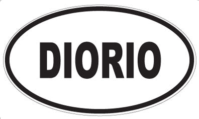 DIORIO - Oval Sticker