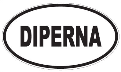 DIPERNA - Oval Sticker