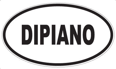 DIPIANO - Oval Magnet