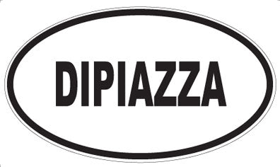 DIPIAZZA - Oval Sticker