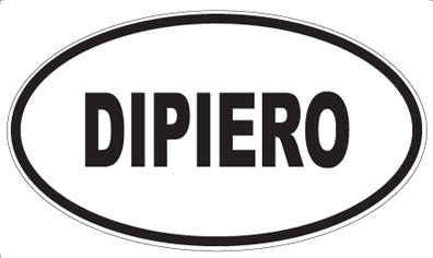 DIPIERO - Oval Sticker
