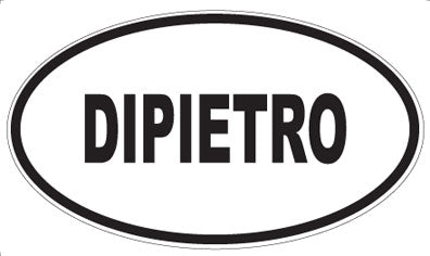 DIPIETRO - Oval Magnet