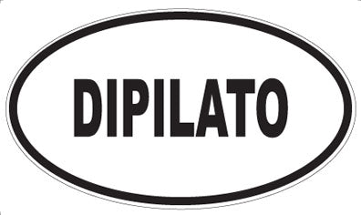 DIPILATO - Oval Sticker