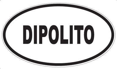 DIPOLITO - Oval Sticker