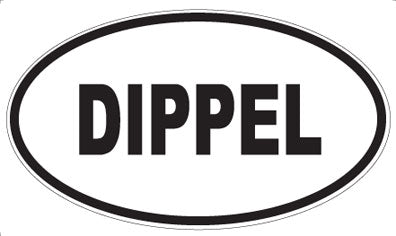 DIPPEL - Oval Sticker