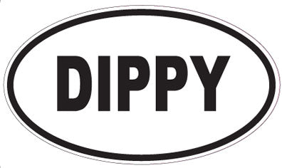 DIPPY - Oval Sticker