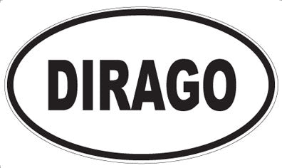 DIRAGO - Oval Magnet