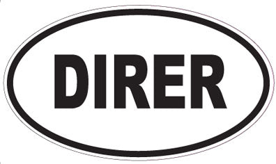 DIRER - Oval Magnet