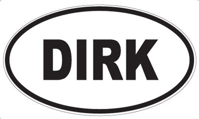 DIRK - Oval Magnet
