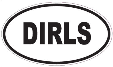 DIRLS - Oval Magnet