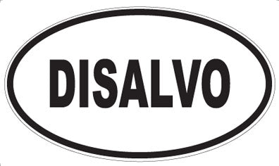 DISALVO - Oval Sticker