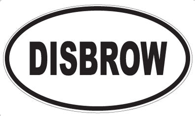 DISBROW - Oval Magnet