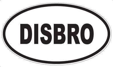 DISBRO - Oval Magnet