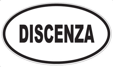 DISCENZA - Oval Magnet
