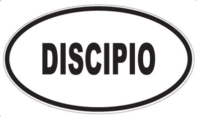 DISCIPIO - Oval Magnet