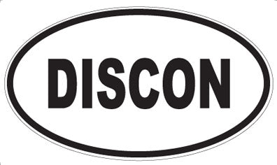 DISCON - Oval Magnet