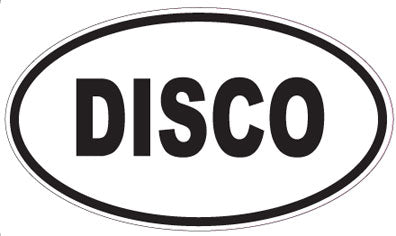 DISCO - Oval Magnet