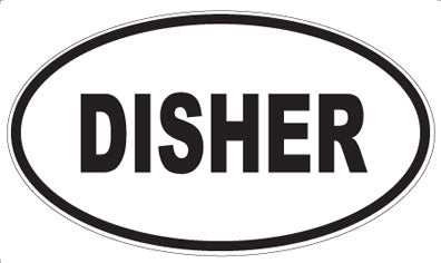DISHER - Oval Magnet