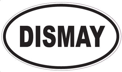 DISMAY - Oval Sticker