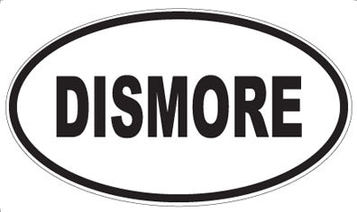 DISMORE - Oval Sticker
