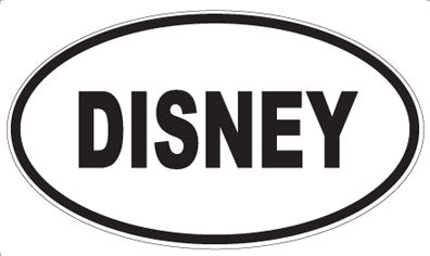 DISNEY - Oval Sticker