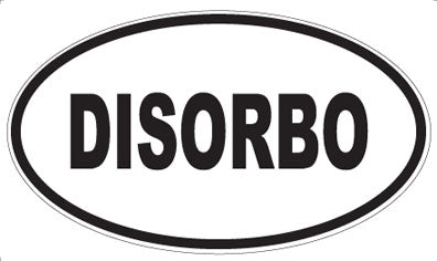 DISORBO - Oval Sticker