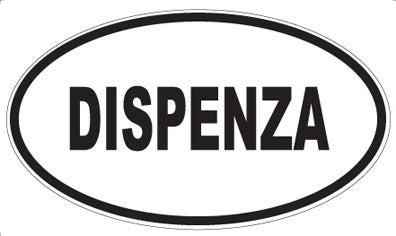 DISPENZA - Oval Magnet