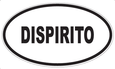 DISPIRITO - Oval Magnet