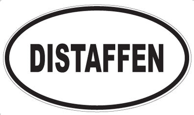 DISTAFFEN - Oval Magnet