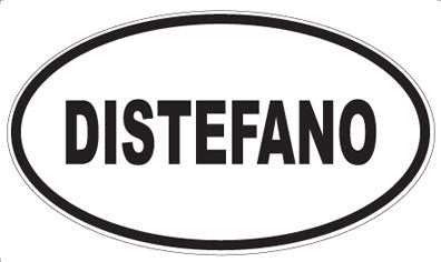 DISTEFANO - Oval Magnet