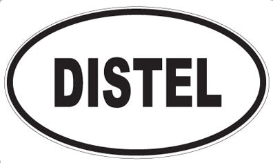 DISTEL - Oval Magnet