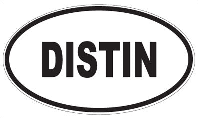 DISTIN - Oval Magnet