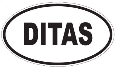 DITAS - Oval Sticker