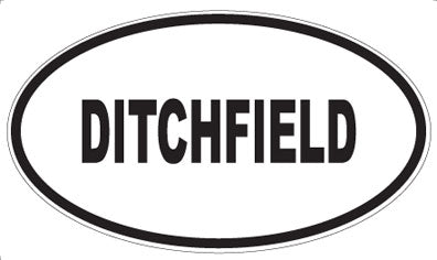 DITCHFIELD - Oval Magnet