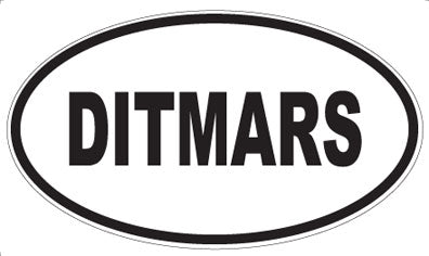 DITMARS - Oval Magnet
