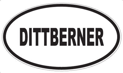 DITTBERNER - Oval Magnet