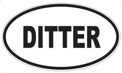DITTER - Oval Magnet