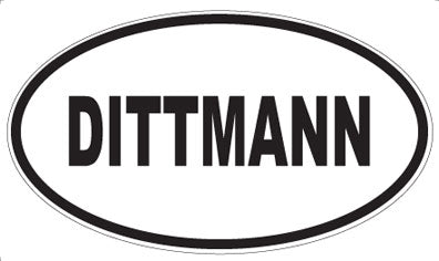 DITTMANN - Oval Sticker