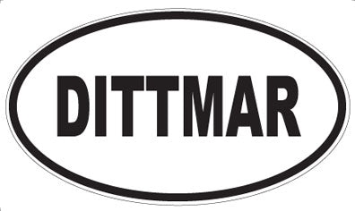 DITTMAR - Oval Sticker