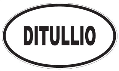 DITULLIO - Oval Magnet