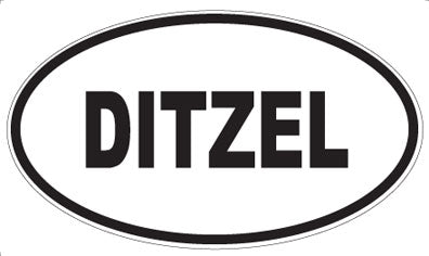 DITZEL - Oval Magnet