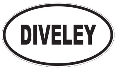 DIVELEY - Oval Magnet