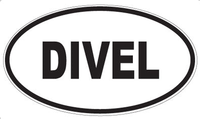 DIVEL - Oval Magnet
