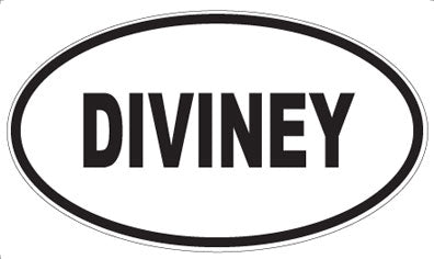 DIVINEY - Oval Magnet
