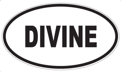 DIVINE - Oval Magnet